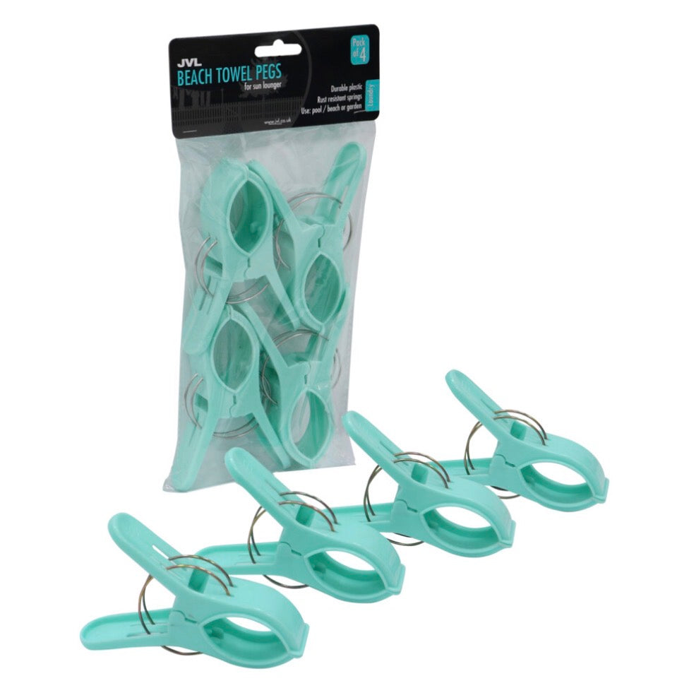 4 pcs Beach Towel Pegs