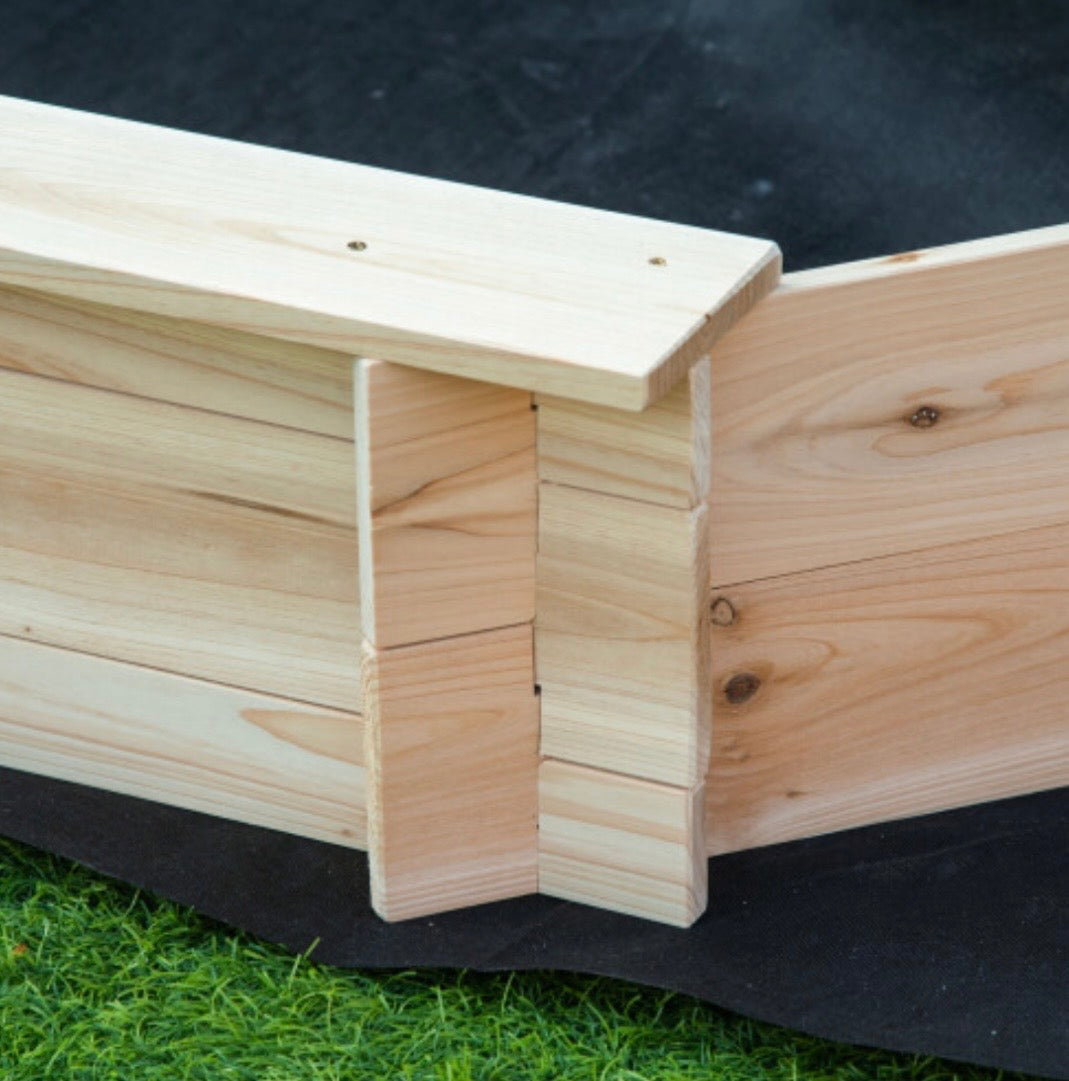 Wooden Sandbox And Cover