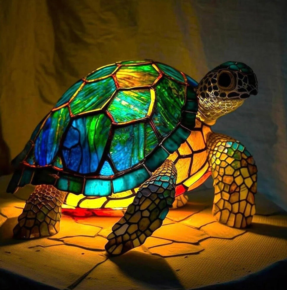 Stained Glass Animal Lamps
