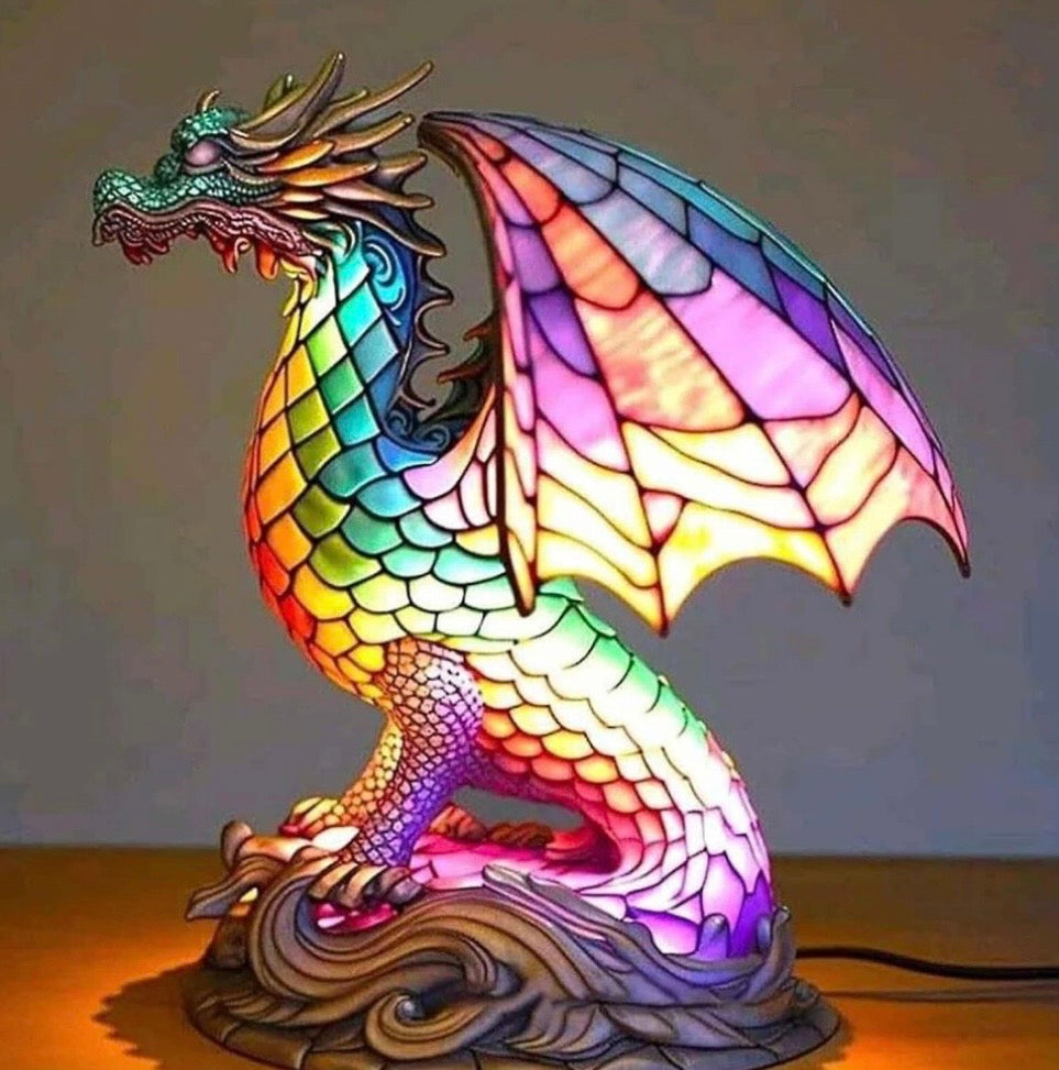 Stained Glass Animal Lamps