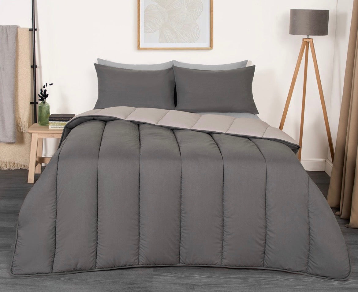 Coverless 10.5 Tog Reversible Duvet Set