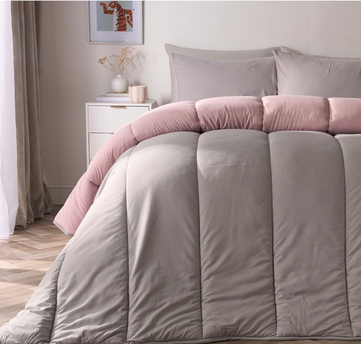 Coverless 10.5 Tog Reversible Duvet Set